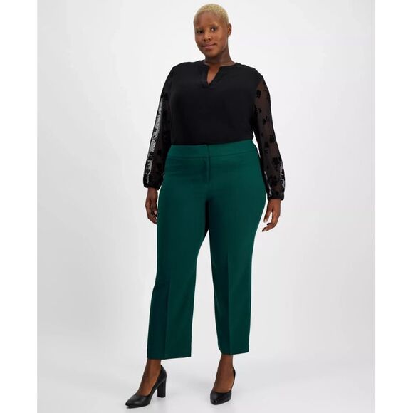 Kasper Women's Plus Sz Pants 18W Size Straight-Leg - Picture 1 of 3